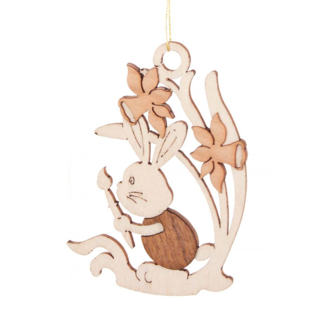 Easter Cut-Outs - Easter Bunny Garden (Daffodils) - Hanging Easter decoration